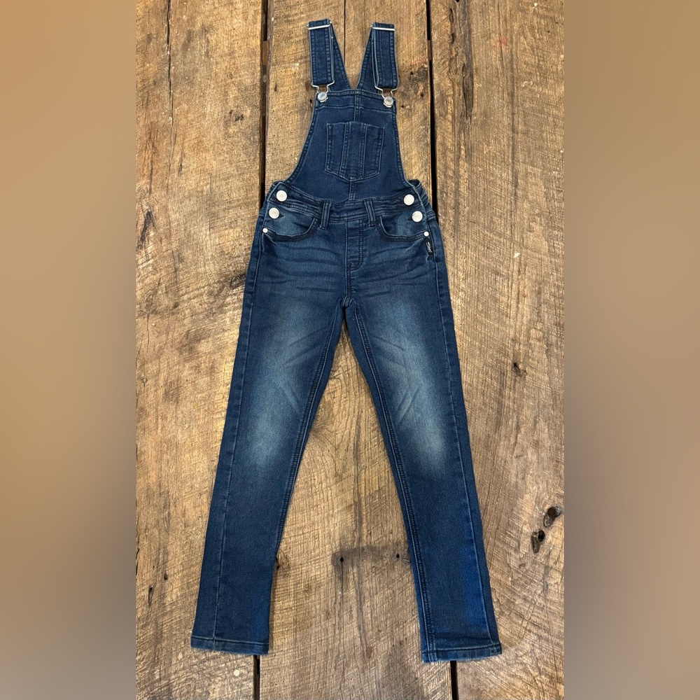 Girls Size 7 Silver Overalls Nisha.